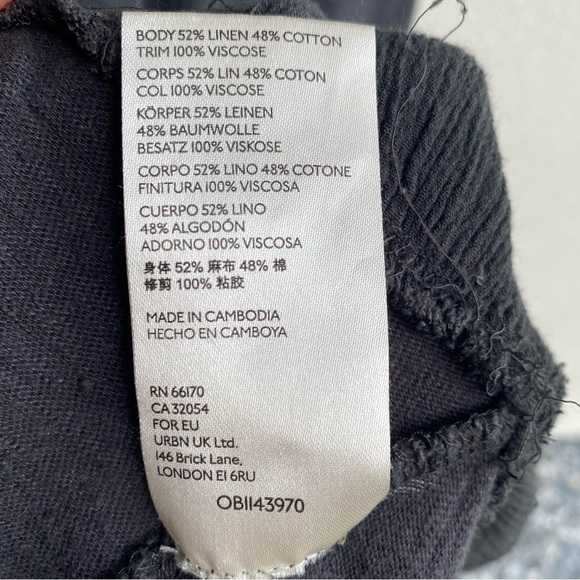 Free People We the Free Shimmy Sasha dark black Tank Top Dress - Picture 6 of 8